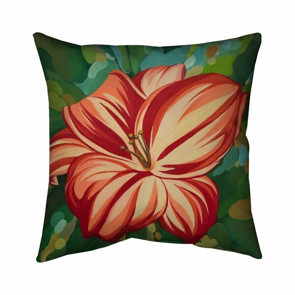 Begin Home Decor 20 x 20 in. Blooming Daylilies-Double Sided Print Indoor Pillow 5541-2020-FL241